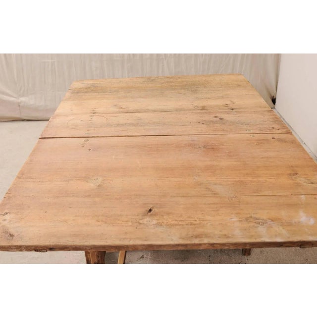 Early 19th Century Swedish Early 19th Century Drop-Leaf / Gate Leg Table with Original Wood Finish For Sale - Image 5 of 11