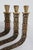 Jerusalem Seven Branch Brass Menorah Enamel Shields 12 Tribes of Israel 4504b For Sale - Image 12 of 14