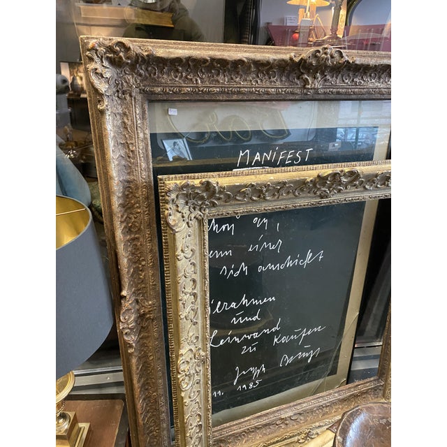 Large Impressionist Wooden Frame, France, 1880s For Sale - Image 18 of 18