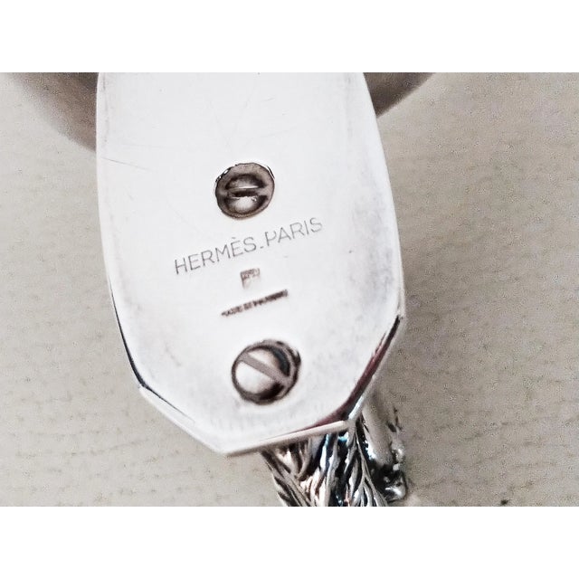 1980s Hermès Paris 1 Equestrian Magnifier 1 Equestrian Coaster - 2 Piece Set For Sale In Dallas - Image 6 of 12