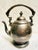 Antique 1880’s Silver-Plated Brass Gooseneck Tea Pot For Sale - Image 11 of 11