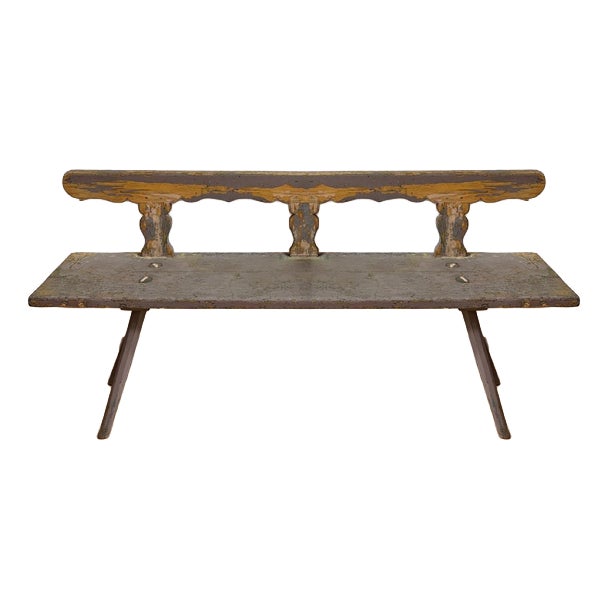 Scandinavian Bench, Early 20th Century For Sale