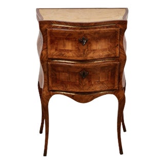 Burled Walnut Commodino For Sale