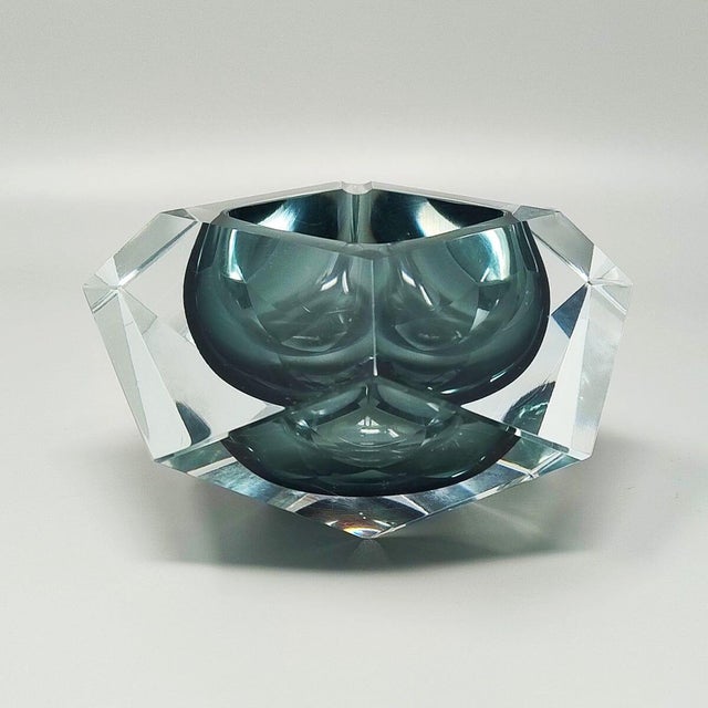 Grey Ashtray by Flavio Poli for Seguso, 1960s For Sale - Image 7 of 7