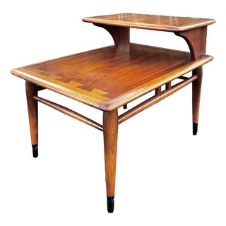 Mid Century Modern Two-Tier Side Table | Acclaim by Lane Furniture For Sale