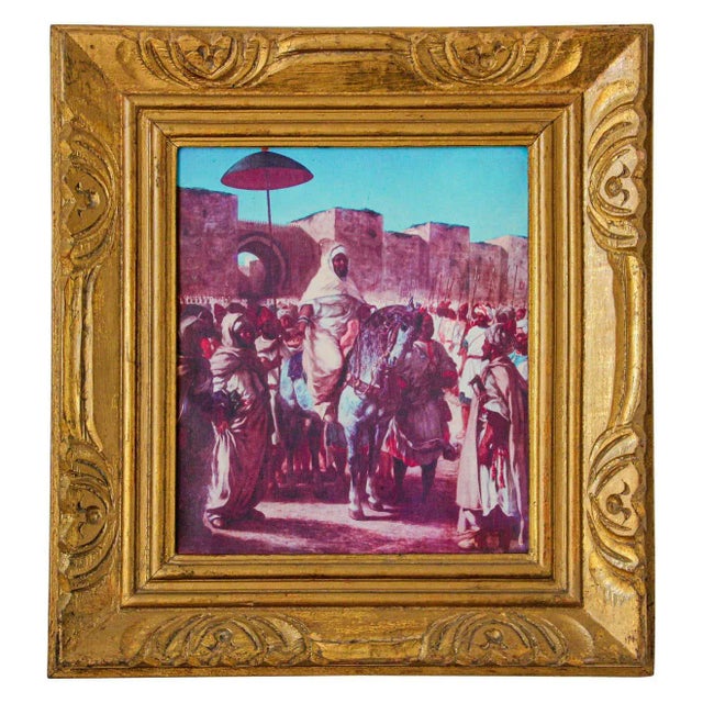 Moroccan Scene Framed Giclee For Sale - Image 13 of 13