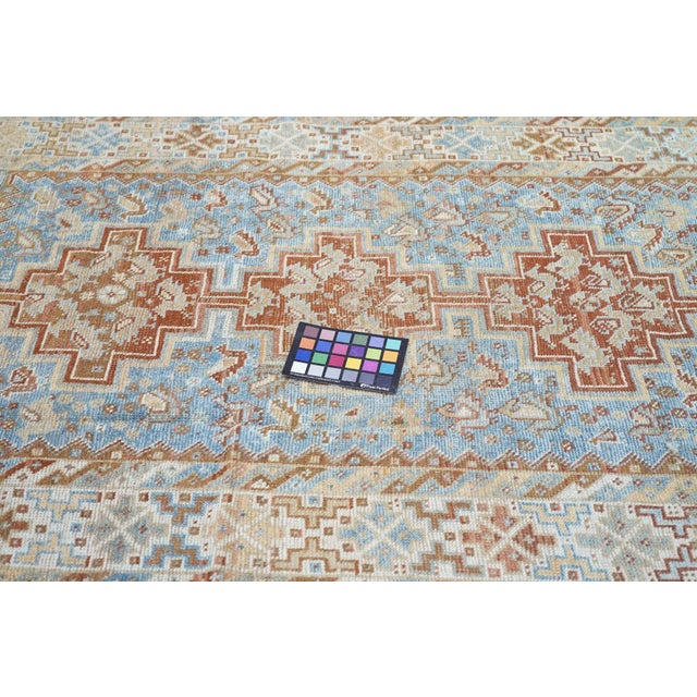 Textile Antique Persian Shiraz Rug 3'1'' X 4'9'' For Sale - Image 7 of 10
