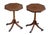 English Wine or Cocktail Table With Octagonal Leather Top (Two Available) For Sale In Austin - Image 6 of 8