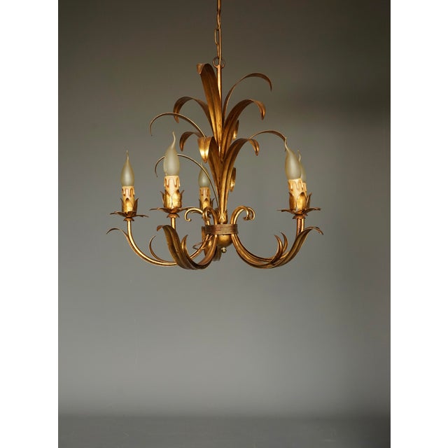 Vintage Five Light Chandelier attributed to Hans Kögl, 1970s, in Very Good conditions. Designed 1970 to 1979 This piece is...
