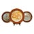 Chaim Gross Plates Set of 3 Matching Limited Edition #915 Boxed Viletta Judaic Heritage Society Rosh Hashanah For Sale