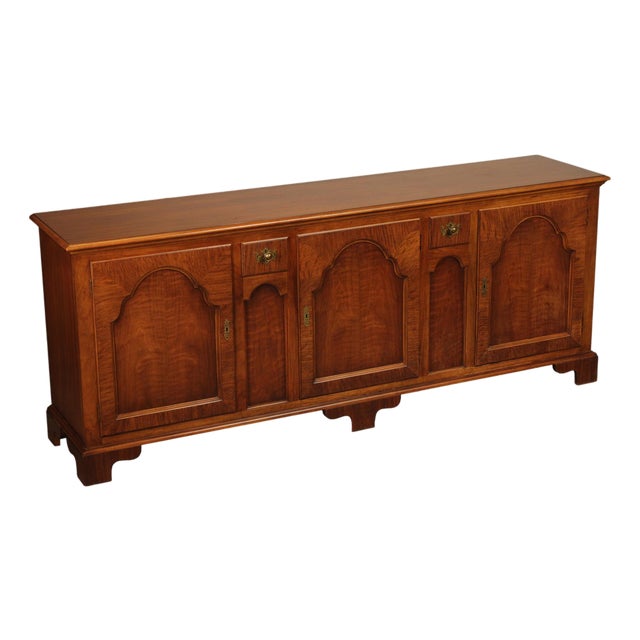 Baker Milling Road Georgian Style Walnut Buffet Sideboard For Sale