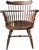 Ethan Allen Set of 6 Vintage Bent Brothers Solid Maple Sack-Back Windsor Captain's Dining Chairs, Circa 1940s For Sale - Image 4 of 17