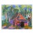 1960s Frank Wallace Rustic Cabin Pastel For Sale
