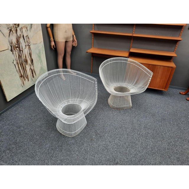 Mid-Century Modern Chairs by Warren Platner for Knoll International, 1960, Set of 2 For Sale - Image 3 of 11