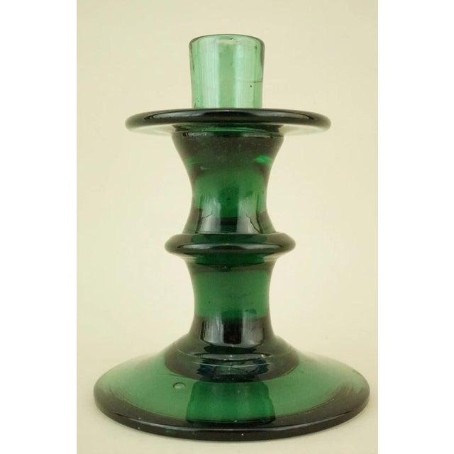 1940s Vintage Glass Candleholder attributed to Enrico Taddei, 1940s For Sale - Image 5 of 18