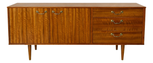 Mid-Century Walnut and Teak Sideboard from Morris of Glasgow, 1970s