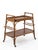 Bamboo and Wood Serving Cart, 1960s For Sale - Image 4 of 4