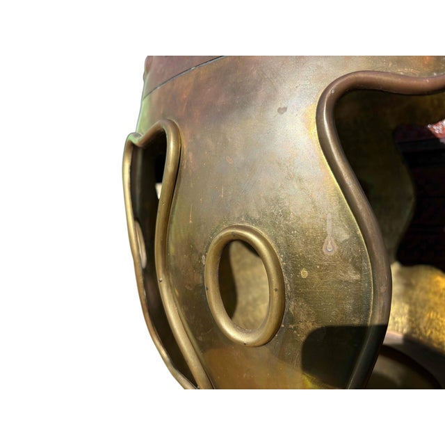 Mid 20th Century Asian Copper and Brass Garden Stool For Sale In Indianapolis - Image 6 of 7