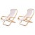 Set of Vintage Deck Chairs in Bamboo and Brass by Vivai Del Sud, 1970s For Sale