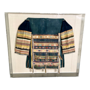 Late 20th Century Framed Indigenous Asian Embroidered Jacket