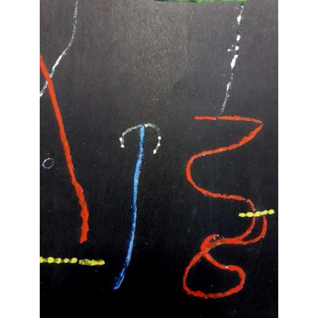 Joan Miro (After) - Pochoir Pour 'XX Siecle'- Abstract Stencil 1958 For Sale - Image 4 of 6