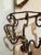 19th Century Italian Wrought Iron Wall Brackets, Set of 2 For Sale - Image 10 of 13