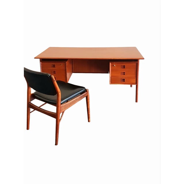 Teak Desk by Erik Brouer for Brouer Møbelfabrik, Denmark, 1960s For Sale - Image 6 of 10