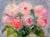 Contemporary Floral Peonies Bouquet Original Painting by Valeriya Serova For Sale - Image 4 of 8