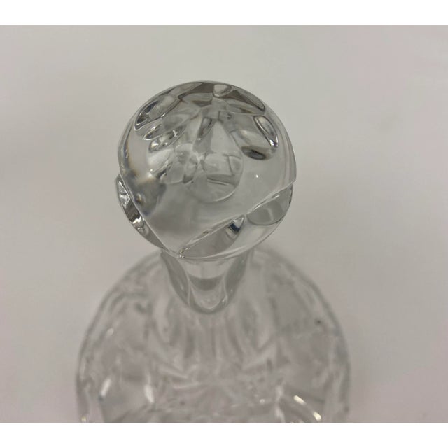 Antique French Crystal Cruet Set, Oil & Vinegar Service For Sale - Image 10 of 11