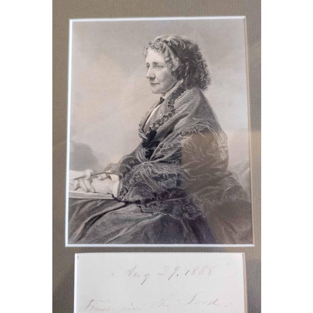 19th Century Signed Autograph Letter by Harriet Beecher Stowe 1888 For Sale - Image 4 of 10