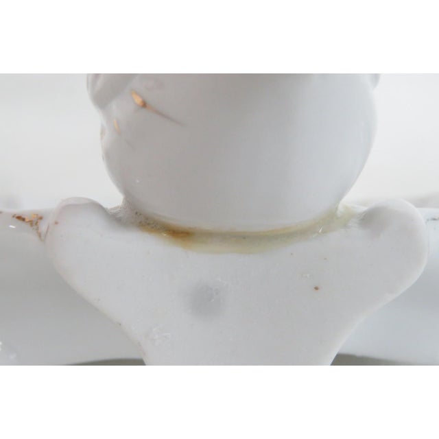 Porcelain Swan Figurine With Gold Trim Shell Trinket Dish Made in Japan 4857b For Sale - Image 14 of 14