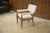 Vintage Art Deco Lounge Chair in Ash and Ecru Boucle Fabric by Pierre Gouffé, 1940s For Sale - Image 14 of 14