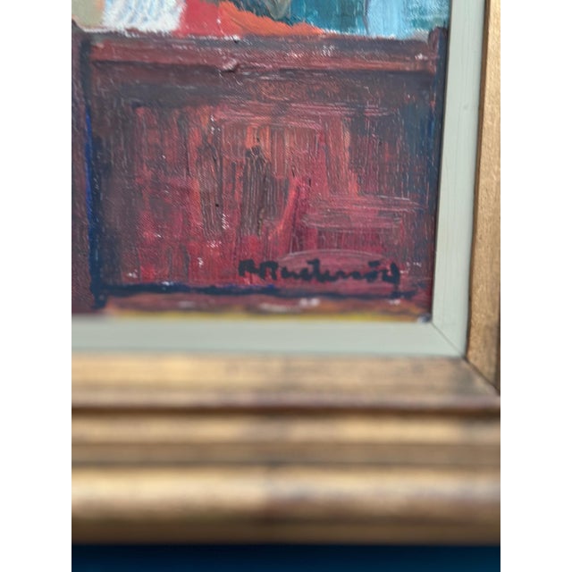 Lady Reading a Book, 1950s, Oil Painting on Canvas, Framed For Sale - Image 6 of 14