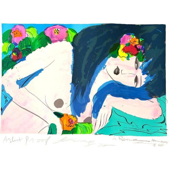 Walasse Ting (b. Shanghai 1929, d. New York 2010) Woman Signed Ting 85, Lithograph in colors. Sheet size 72 x 101 cm....