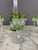 Green Crystal Liquor Glasses and Decanter, 20th Century, Set of 12 For Sale - Image 8 of 9
