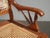 Vintage Oak Cane French Country Arm Chair W Tapestry Backrest Fabric For Sale - Image 11 of 12