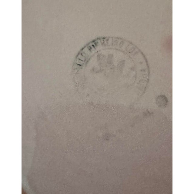 1970s Bordallo Pinheiro Majolica Ceramic Pink Serving Bowl For Sale - Image 9 of 9