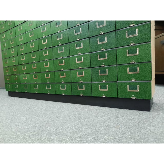 Mid-Century Modern Highboard with File Boxes, 1950s, Set of 91 For Sale - Image 10 of 16