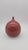Pink Late 20th Century Minimalist Studio Pottery Bottle Vase in Cranberry Pink Glaze For Sale - Image 8 of 8