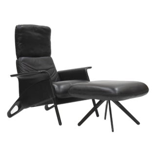 Vintage Lounge Chair and Ottoman by Geoff Hollington for Herman Miller For Sale