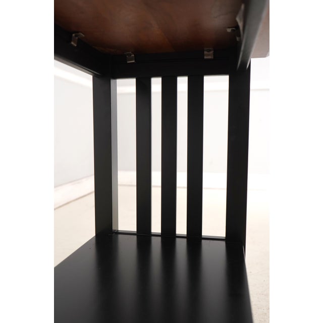 Ethan Allen 2 Tier Mission Style Console Table For Sale - Image 12 of 13