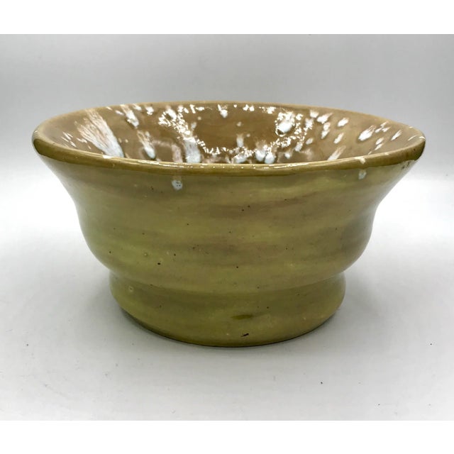 2000 - 2009 Modern Speckled Signed Studio Pottery Bowl For Sale - Image 5 of 10