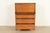 1950s John Van Koert for Drexel Profile Mid-Century Modern Sculpted Walnut Highboy Dresser, 1959 For Sale - Image 5 of 15
