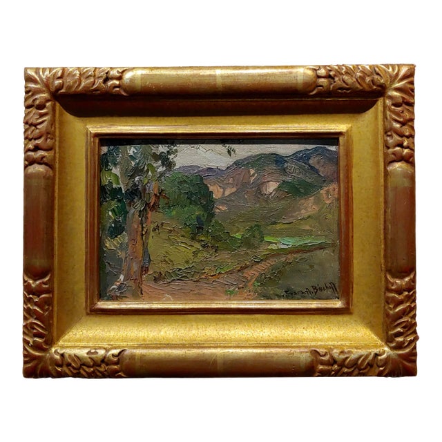 Franz Bischoff -View of Green Valley -C.1905 California Oil Painting For Sale