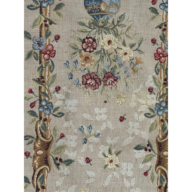 Vintage Aubusson French Jacquard Tapestry, 1980s For Sale - Image 3 of 18