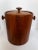 Mid-Century Modern Large Danish Mid-Century Modern Flemming Digsmed Style Staved Teak Ice Bucket With Original Intact Bucket Liner For Sale - Image 3 of 6