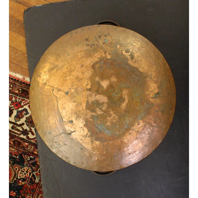 Mid-Late 19th Century French Copper & Iron Cauldron Pot For Sale - Image 4 of 6