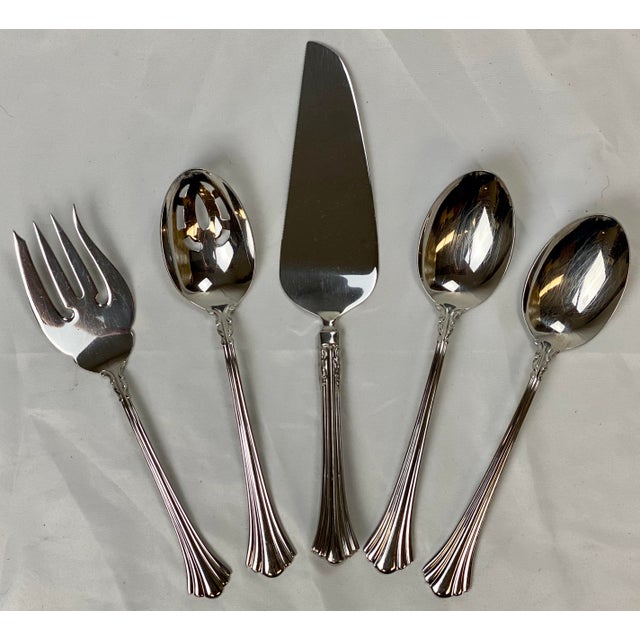 Reed & Barton 1800 Stainless Steel Luxury Flatware Set of 47 Chairish