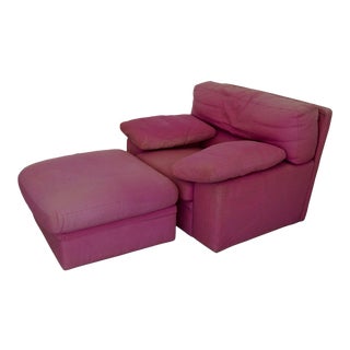 Postmodern Roche Bobois Italian Lounge Chair For Sale
