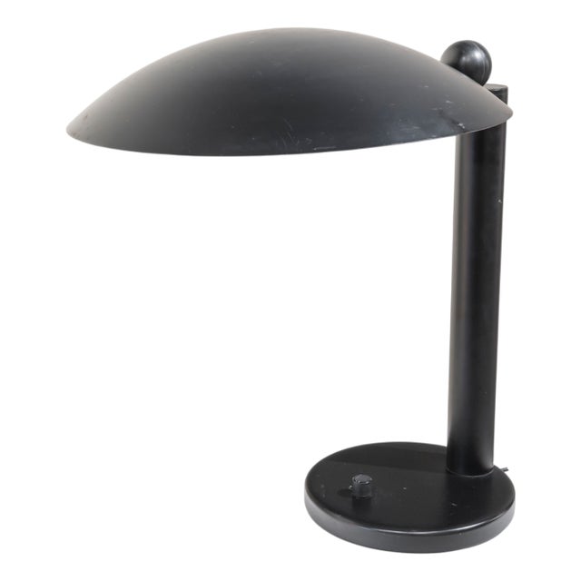 Vintage Table Lamp with Folding Shade, 1980 For Sale